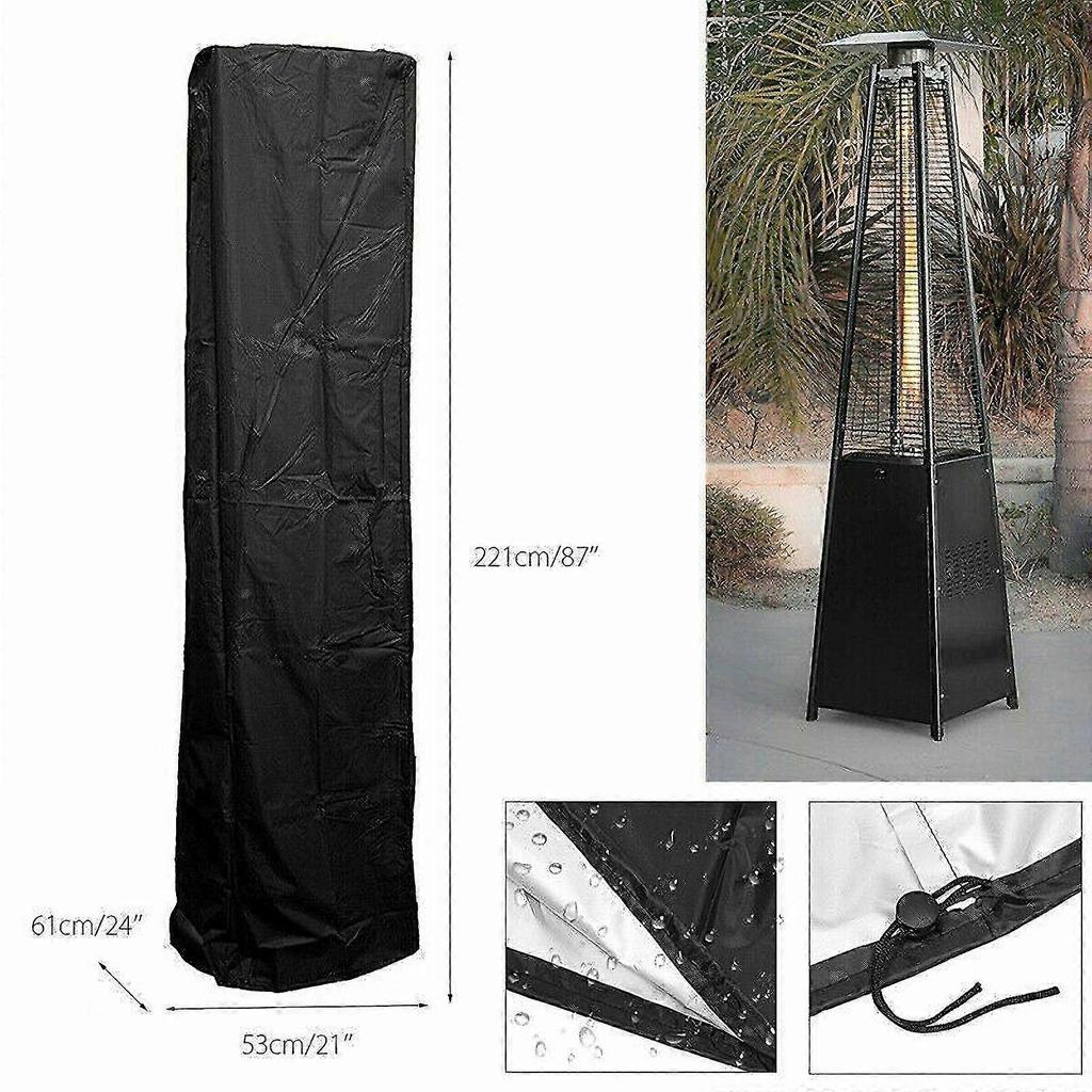 61*53*221cm Garden Veranda Patio Heaters Canopy Terrace Dust Cover Outdoor Heater Waterproof Furniture Protector