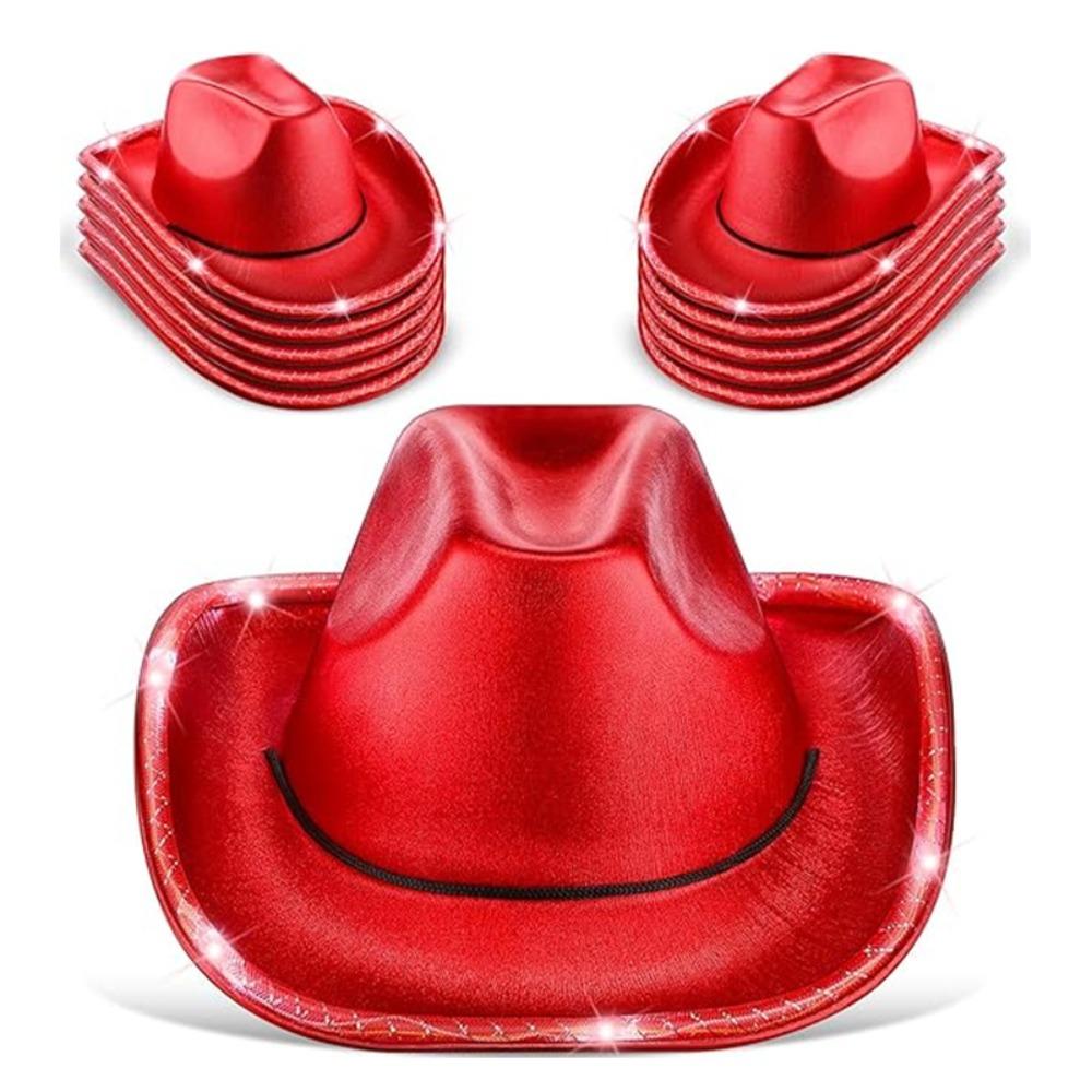 Composite Light Up Cowgirl Hat Comfortable Cowboy Hat Durable Space Cowgirl Hat Outdoor