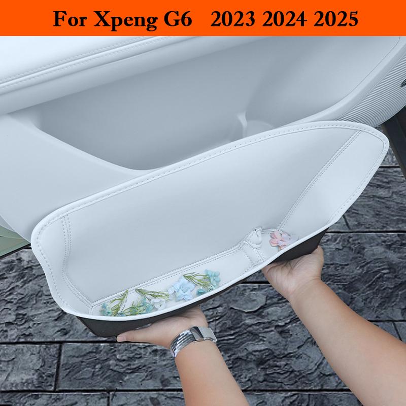 Для Xpeng G6 2026 2026 2026 Автомобильная Дверная Прорезь Контейнер для Хранения Кожаная Защитная Накладка Чехол Контейнер для Хранения в Бардачке Аксессуары для Интерьера