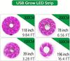 5V Plant Light Grow LED Strip 5V USB LED 1-5m Full Spectrum  LED Chip For Greenhouse Flower Seedling Grow Tent Hydropon