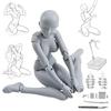 CHALAN Кукла для рисования, Подвижная фигурка с 30 подвижными суставами и подставкой [Рекомендовано профессиональными художниками манги] Кукла для рисования, Полнотелая кукла, Манекен