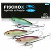 FISCHOX Рыболовная приманка Пропеллер Топвотер Плоппер Щука Окунь Судак Форель 3 шт.