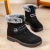 Cotton Shoes Imitation Rabbit Hair High Tube Warm Women's Snow Boots Velcro Flannelette Women's Boots Casual Women's Shoes