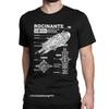 Характеристики Росинанта The Expanse Мужские топы Футболки Mcrn Модная футболка Харадзюку Футболка с мангой Чистый хлопок Оригинальная одежда