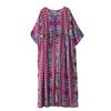 DIMANAF Plus Size New 2025 Women Summer Dress Basic Linen Beach Casual Long Fashion Loose Vintage Dress