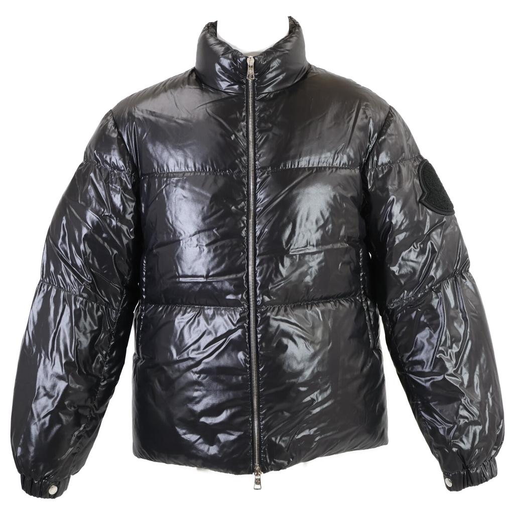 Moncler [Хорошее состояние/внутренний обычный продукт] FRIESIAN Arm Big Patch Пуховик 2 черныйБ/у
