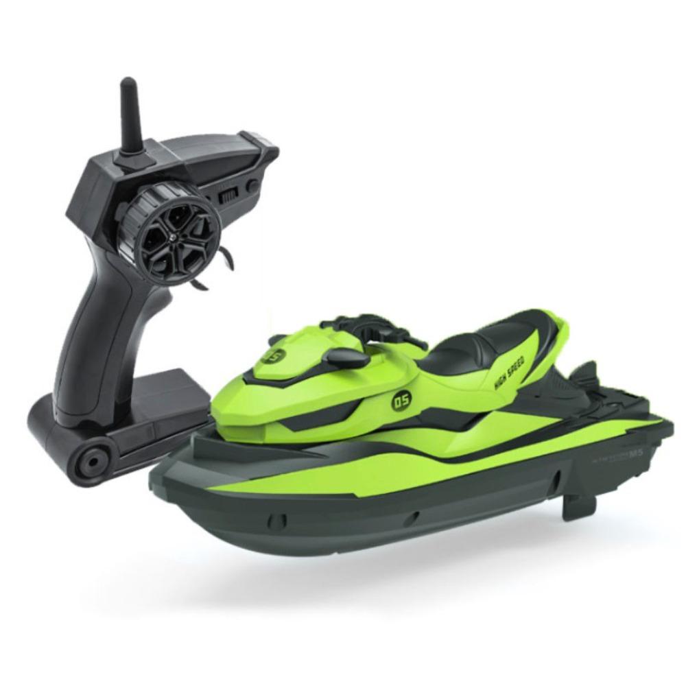Waterproof High-Speed Rc Motorboat Jet Ski 2.4g Wireless Speedboat Home Decor