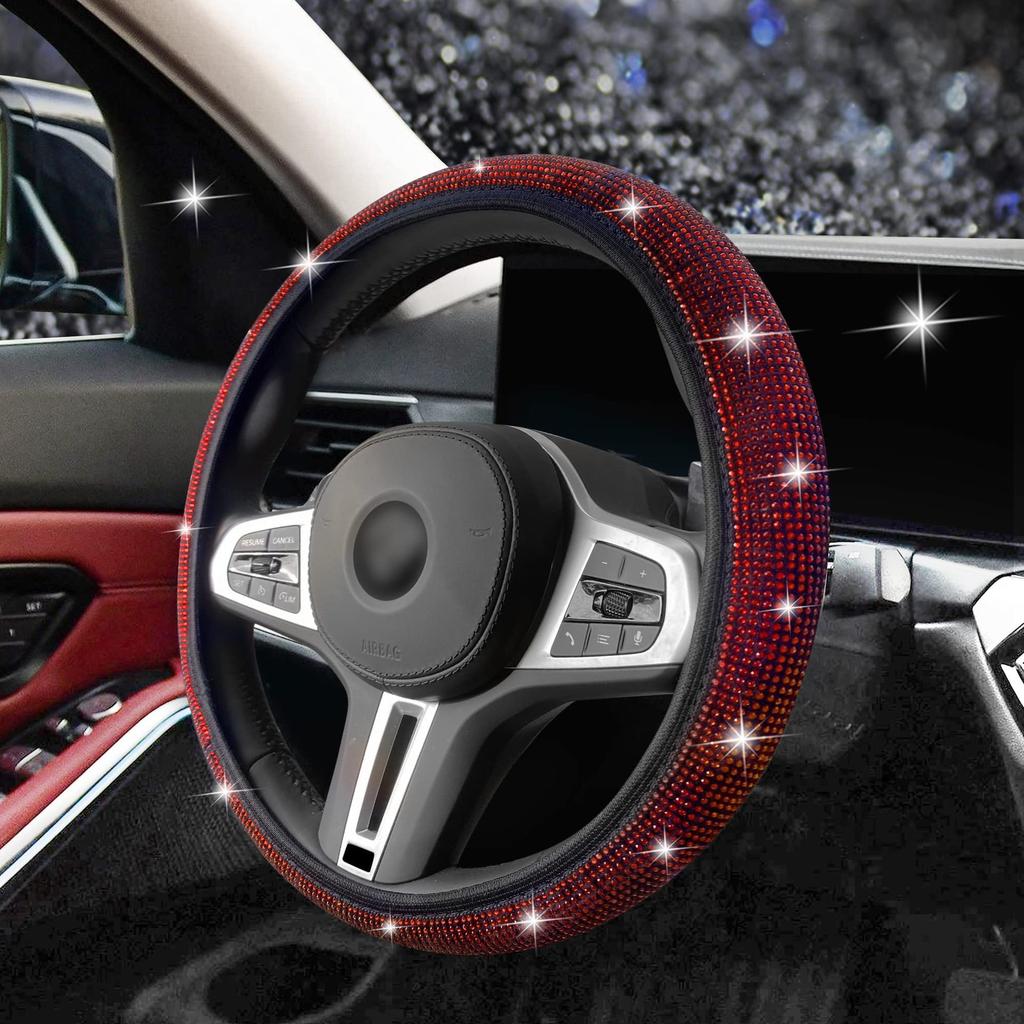 Без внутреннего кольца Diamond Full Diamond Flash новый эластичный чехол на руль ручка автомобиля