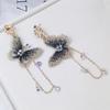 Серьги-бабочки Темперамент Длинные серьги-подвески с кисточками Личность Дикие серьги