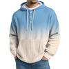Men's Knit Hooded Sweatshirt Casual Long-Sleeve Sweatshirt