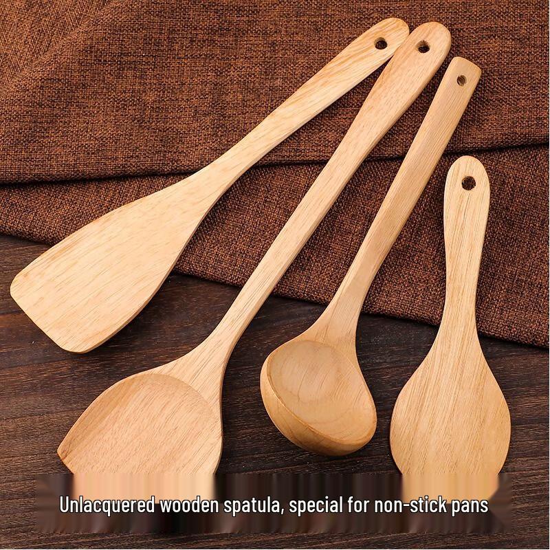 Wooden Spatula and Spoon Set