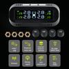 4 Exteral Sensors Solar TPMS Car Tire Pressure Monitoring System Digital LCD Display Auto Tyre Tester Security Alarm Accessories