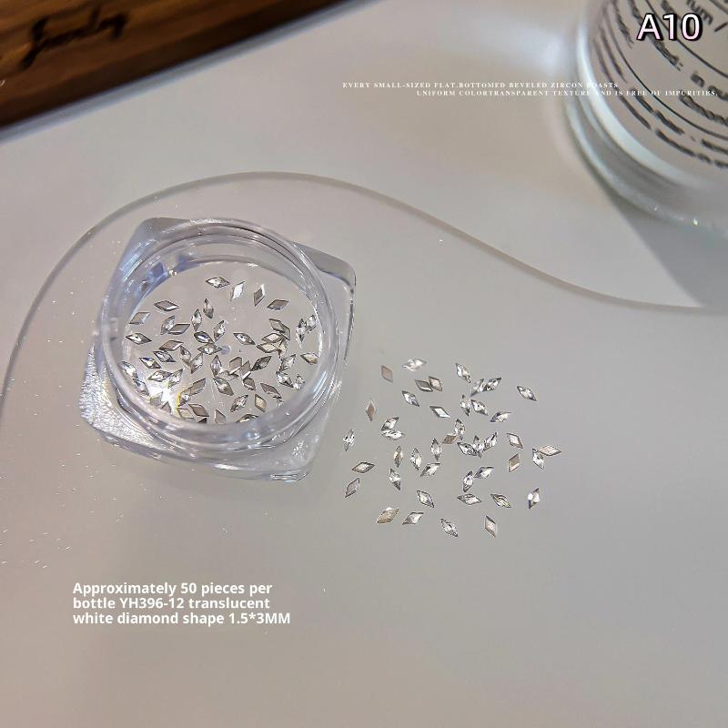 Смешанные циркониевые стразы для ногтей, блестящие бриллианты для ногтей, плоские драгоценные камни для ногтей, стеклянные камни, украшение для ногтей, шарм для ногтей, DIY маникюрное искусство