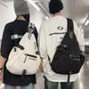 New Men's Leisure Large Capacity One Shoulder Messenger Bag Outdoor Travel Bag Female Schoolbag Student Multifunctional Chest Bag