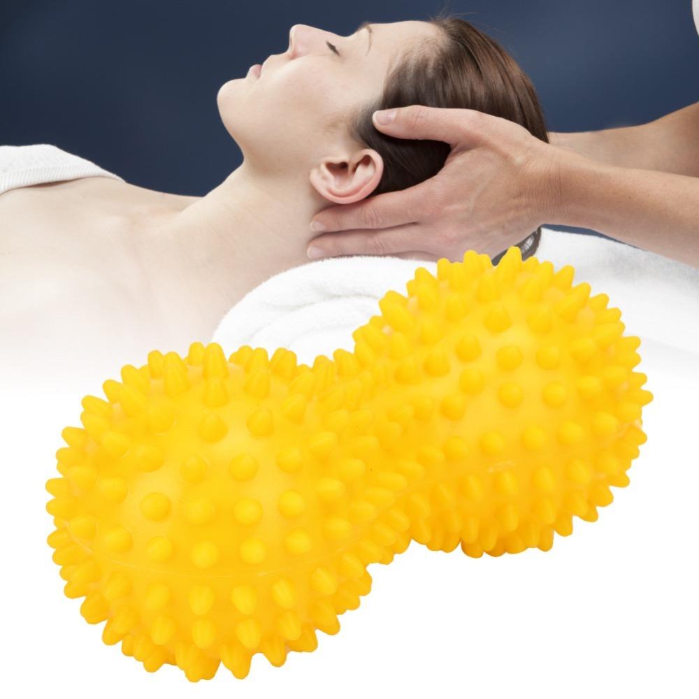 Handheld Spiky Massage Ball PVC Muscle Relaxation Ball Peanut Massage Ball for Fitness Yoga