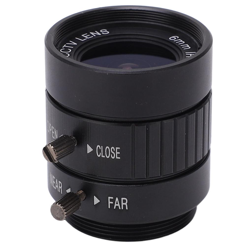 CCTV 3MP Lens CS Mount 6mm Focal Length Manual Iris Focus for Surveillance Camera DIY