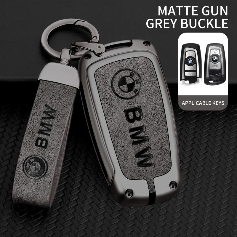 For BMW New 2025 For BMW M E39 E46 E60 E90 F10 F15 F20 F25 F30 G05 G01 F01 G80 G01 Car TPU Zinc Alloy Key Case Bag Car Key Chain
