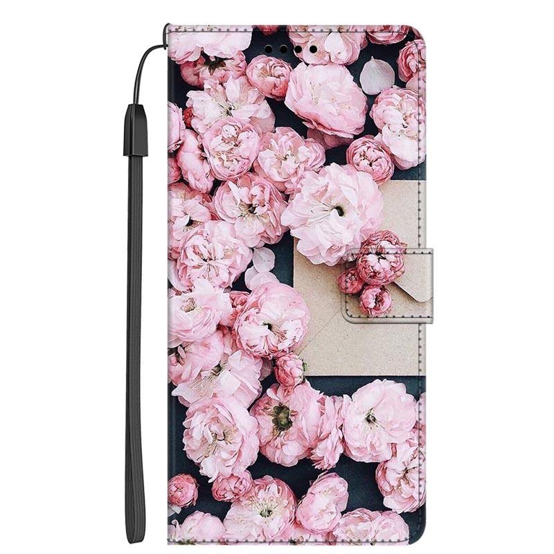 Защитный Роскошный Кожаный Чехол-Книжка на Магните Для Xiaomi Mi 11 Ultra с Рисунком Цветка Ударопрочный Чехол-Обложка Capa