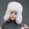 Winter Women Warm Fur Hats Balls Ear Protection Outdoor Cold Hat