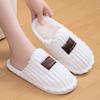 Хлопковые туфли женские зимние новые домашние хлопковые тапочки повседневные универсальные утолщенные тапочки на одном педале