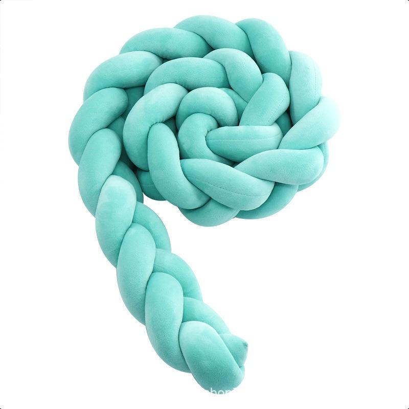 3 косы из узловатых плетеных полос для детской комнаты, бортик для кроватки материнского и младенческого класса, противоударная полоса, защитное ограждение