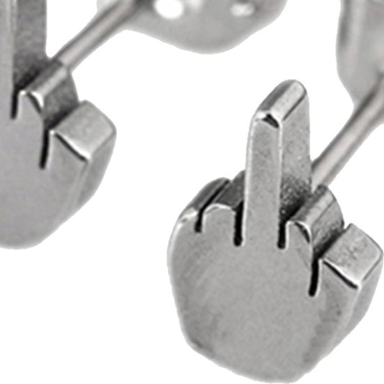 Серьги-пусеты из нержавеющей стали, не вызывающие аллергию, с защитой от ржавчины, с рисунком отпечатка пальца для повседневной носки