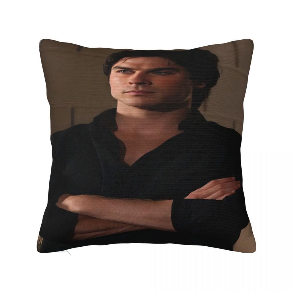 Наволочка Damon Salvatore Мерч Печать Чехол для Подушки Наволочки Домашний Декор Квадратный Разные Размеры