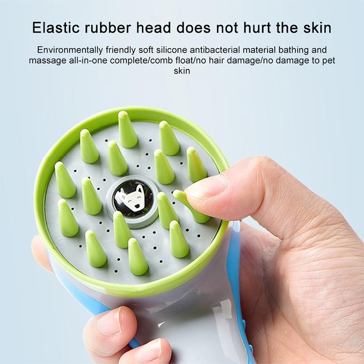 Pet Shower Shower Brush with Non-slip Handle Nozzle