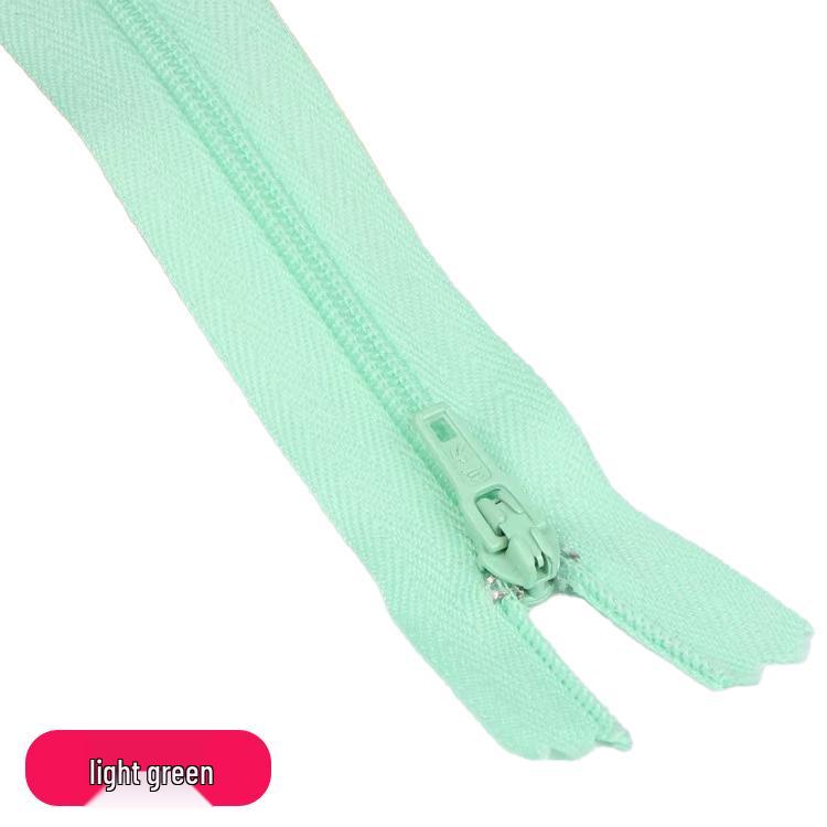 Three Force Short 20CM Nylon Zipper for Dress Pants - Colored Closed-End Fly Zipper Fabric Accessory