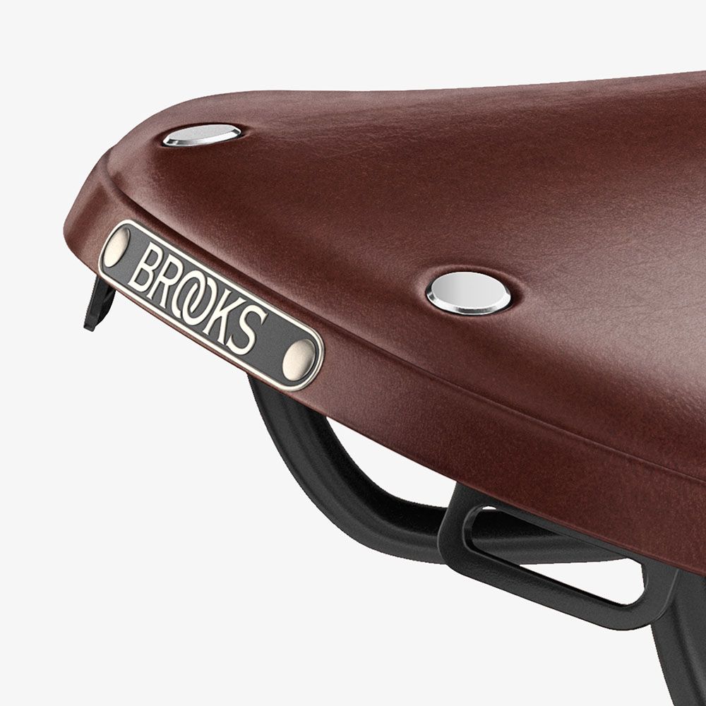 Siodełko Rowerowe Brooks B17 Standard Brown Steel Rail 520G Amortyzacja