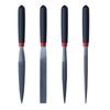 4Pcs Small Steel Files Needle File Flat File Woodworking Hand File For Stone Glass Metal Carving Craft Needle Filing