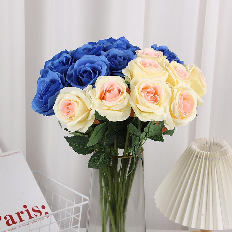 Искусственная роза из шерстяной ткани Cross-Border для домашнего и свадебного декора