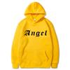 Women Hoodie Pocket Long Sleeve Oversize Angel Printing Women Sweatshirt Autumn Winter Loose Hoodies Letter Styles Hooded