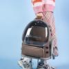 Вентилируемый рюкзак-переноска для кошек большой вместимости - Портативный дизайн космической капсулы для прогулок