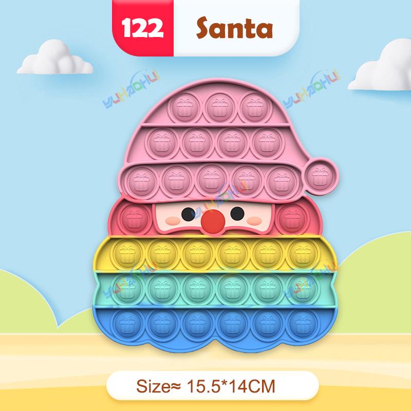 Радужный Поп Пуш Пузырь Непоседа Игрушки Антистресс для Взрослых Детей Особые Потребности Сенсорные Игрушки Интерактивные Игрушки для Детей