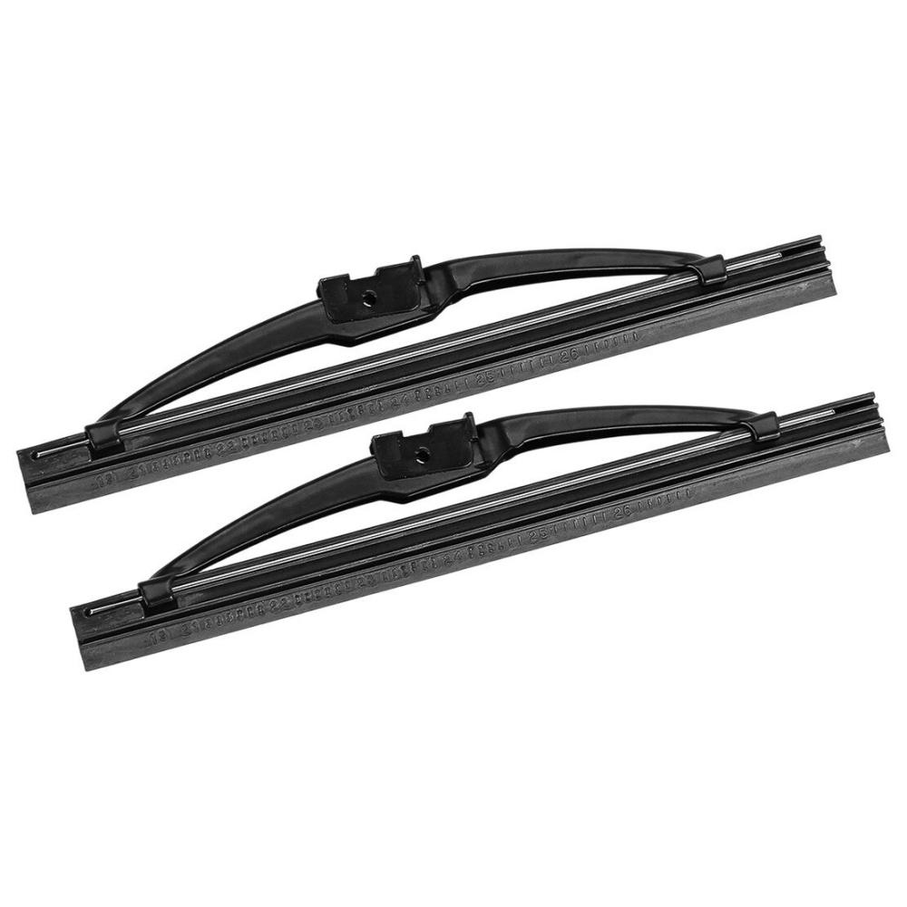 Pair Headlight Lamp Wiper Blade Set For Mercedes-Benz W126 1268201544 1268201644