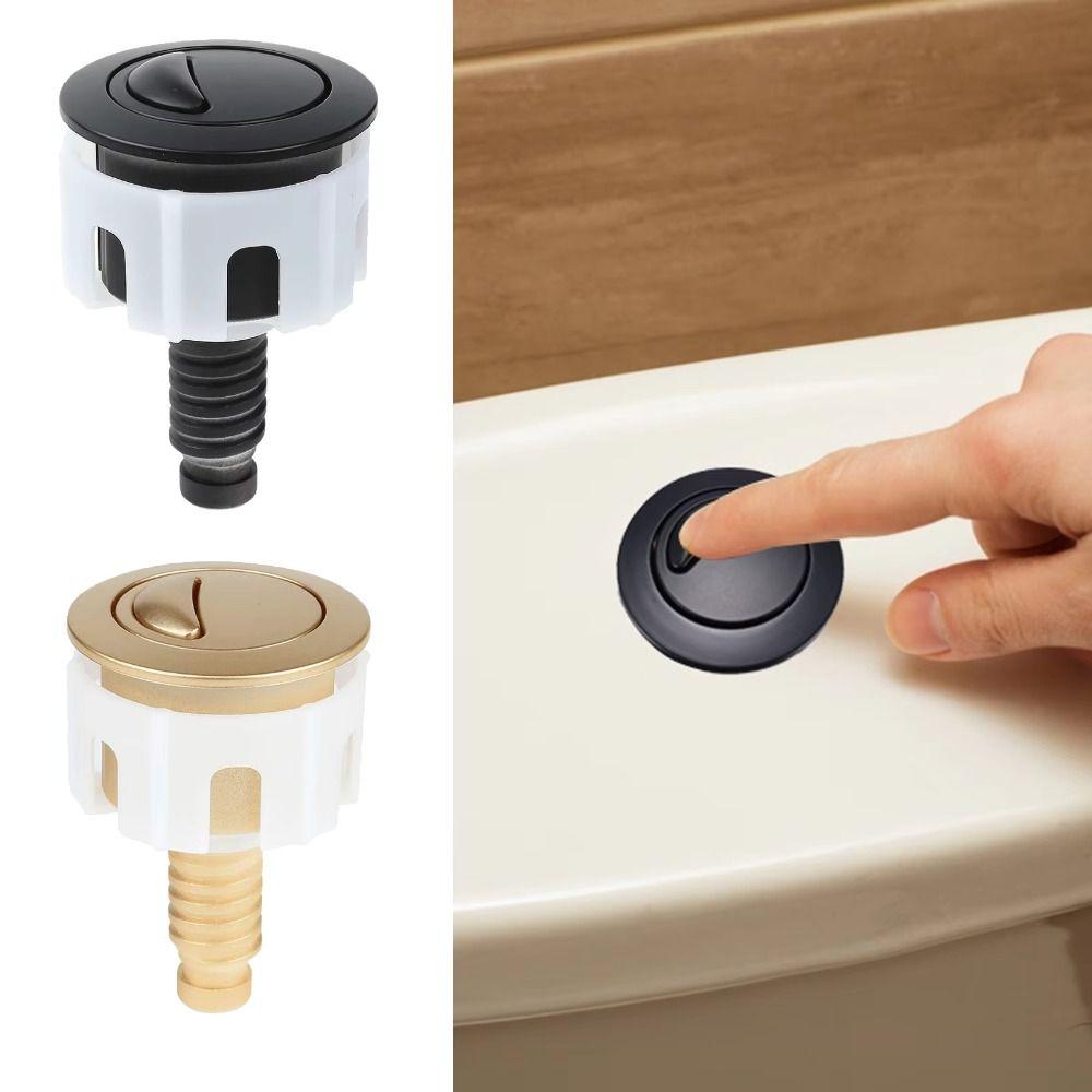 Universal Toilet Push Button Round/Elliptical Head Water Tank Button Toilet Flush Button Kitchen