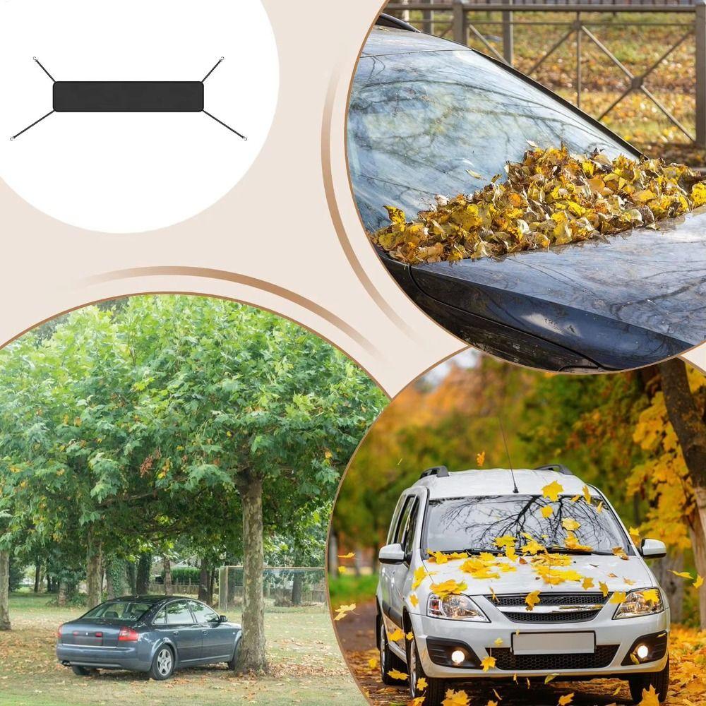 Multifunctional Windshield Protector Anti-Leaf Net Car Windshield Cover Truck Protection