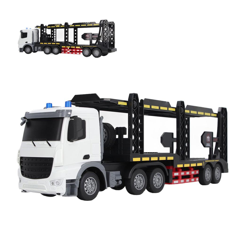 RC Transporter Truck Remote Control Trailer RC Car Toy 2 Tier Body Съемный Свет Звук USB