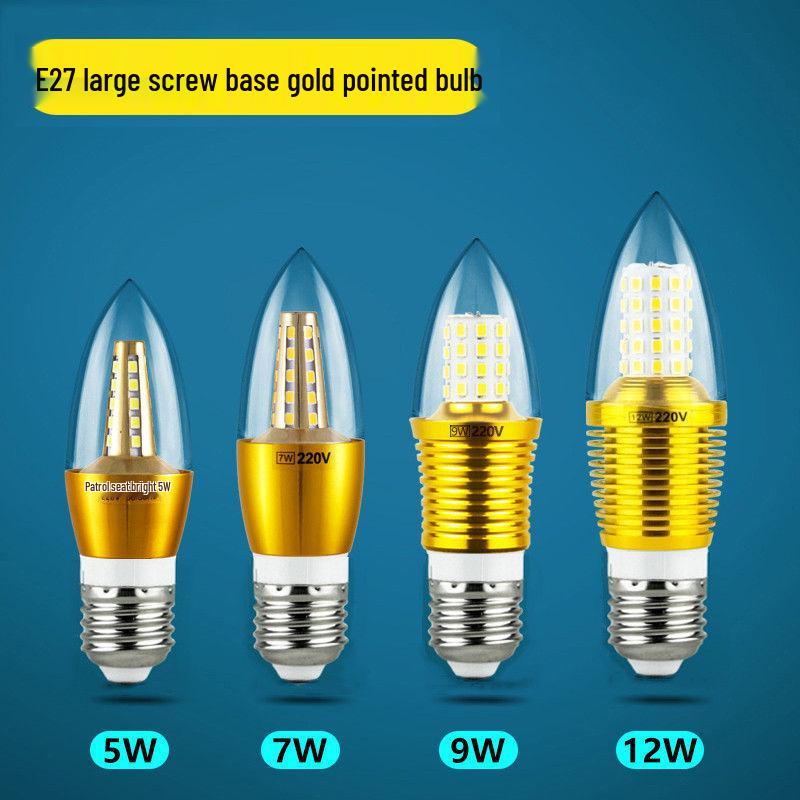 Светодиодная лампа-свеча Гипсофила E14 с винтовым цоколем, 5 Вт/7 Вт/9 Вт, Хрустальная люстра, Лампа-пузырь, Энергосберегающая