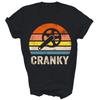 Cranky Vintage Funny Bicycle Lovers Cycling Unisex Shirt Gift
