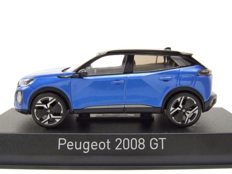NOREV Peugeot 2008 GT 2024 1/43 Scale Diecast Model Car (Blue) [Parallel Import]