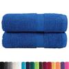 VidaXL Superior Quality Guest Towels 2 Pcs, Bath Sheets, Hand Towels, Face Towel Bathroom, Blue 137182