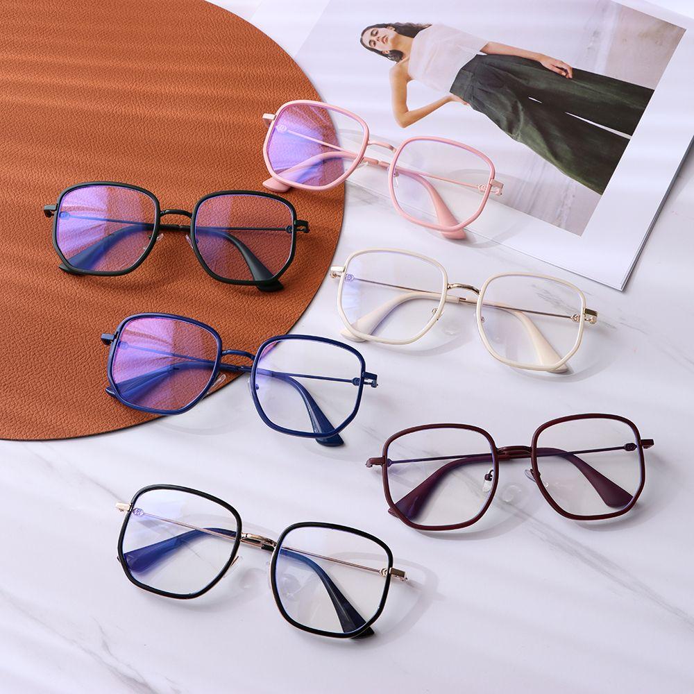 Frame Eyeglasses Big Frame Anti Blue Light Glasses Computer Goggles Anti-radiation Office Glasses
