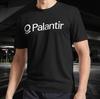 Товары с логотипом Palantir Активная футболка Смешной размер Мода Американская футболка