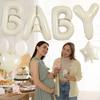 Гигантские кремово-белые воздушные шары с буквами А-Я, 40 дюймов, Товары для вечеринки по случаю дня рождения, Украшения для празднования годовщины, Алфавит