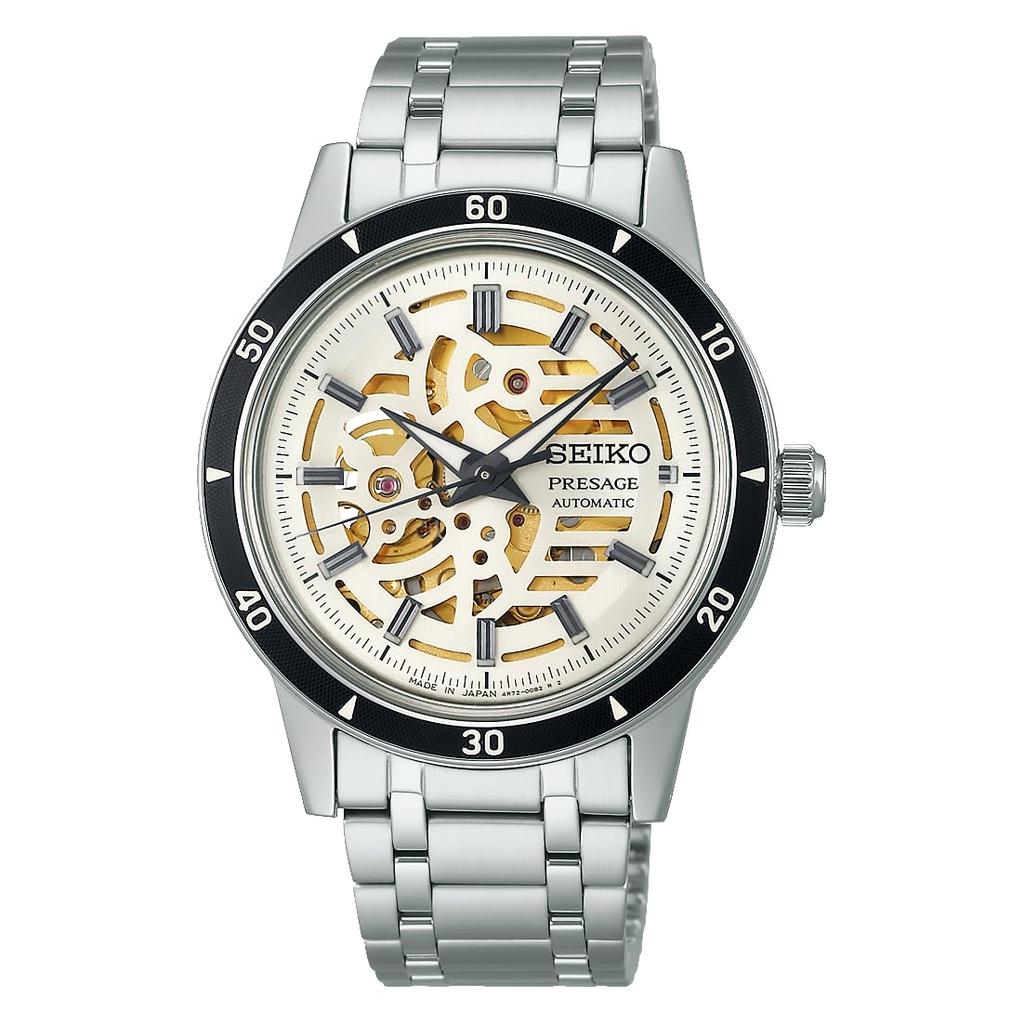Seiko Presage Style SARY255 Automatic Silver 60's Men's Watch,