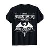 [RPG Gamers Side Quests Tee] RPG Gamers T-Shirt - I'm Not Procrastinating I'm Doing Side Quests - 220g
