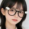 Винтажные Y2K Кавайные Ангельские Крылья Черные Очки Мультяшные Милые Оправы для Очков Без Линз Аниме Очки Подарок на Вечеринку Косплей Аксессуары