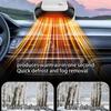 12V 2 In1 Car Heater Auto Window Demister Heating/Cooling Fan Vehicle Heater Interior Accessories For Truck RV SUV Camper